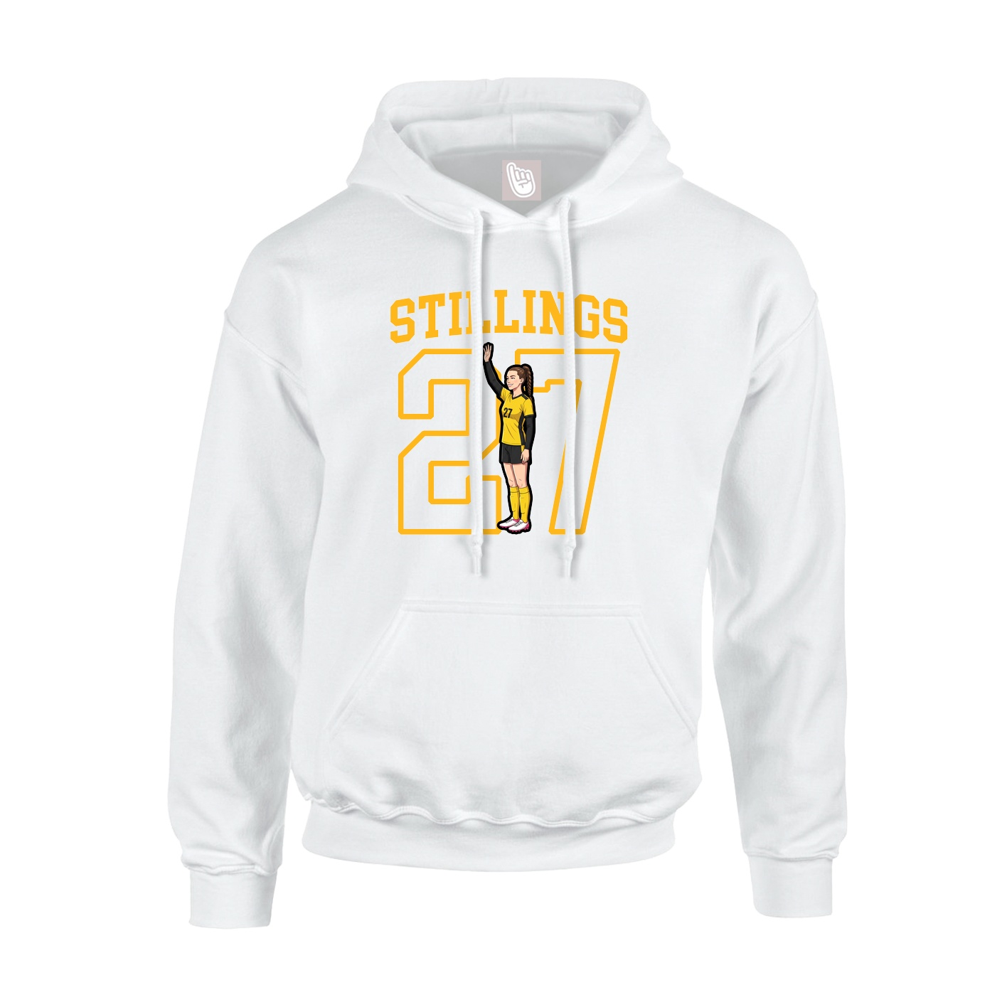 Hoodie — Shirsey in White