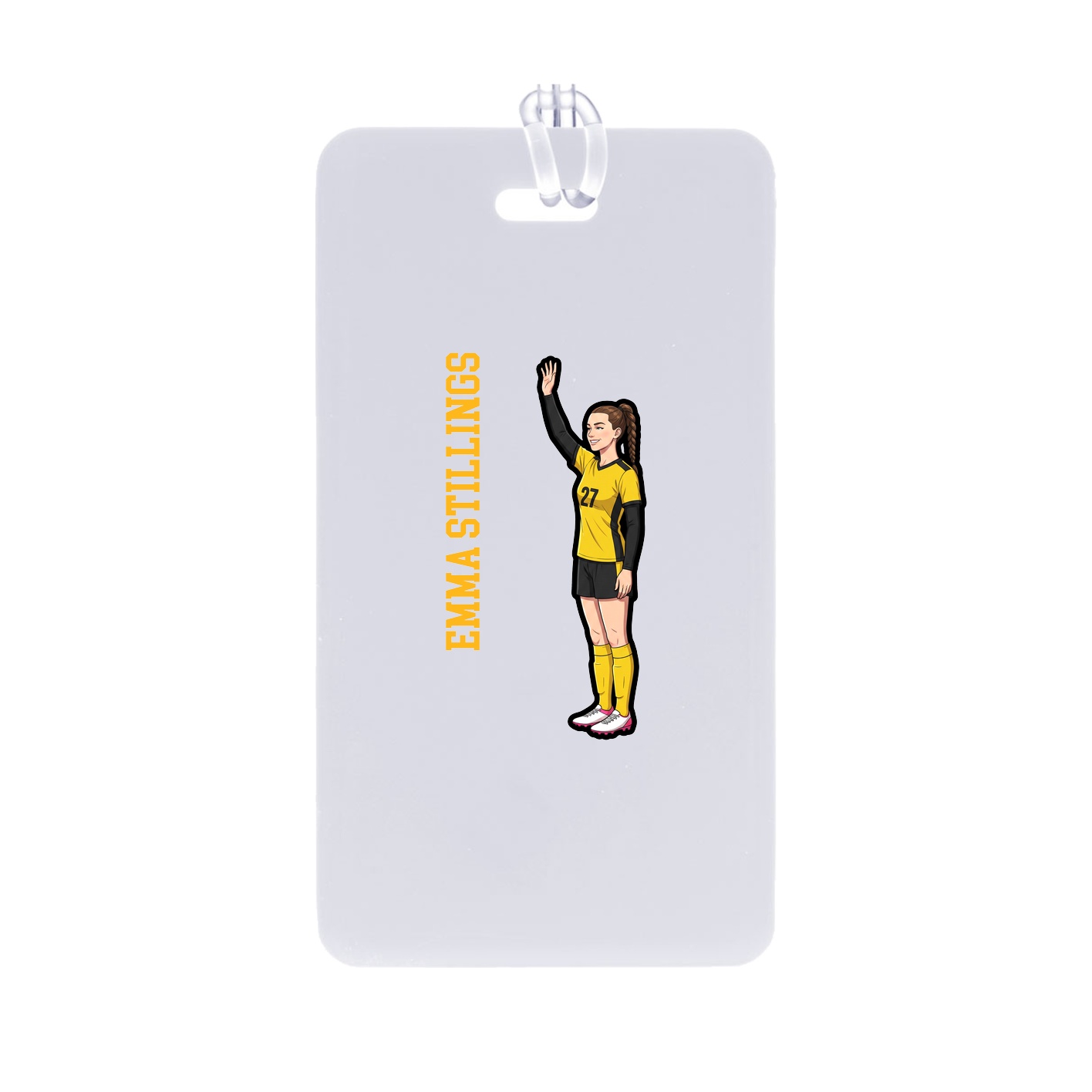 Bag Tag — Name Vertical in Classic