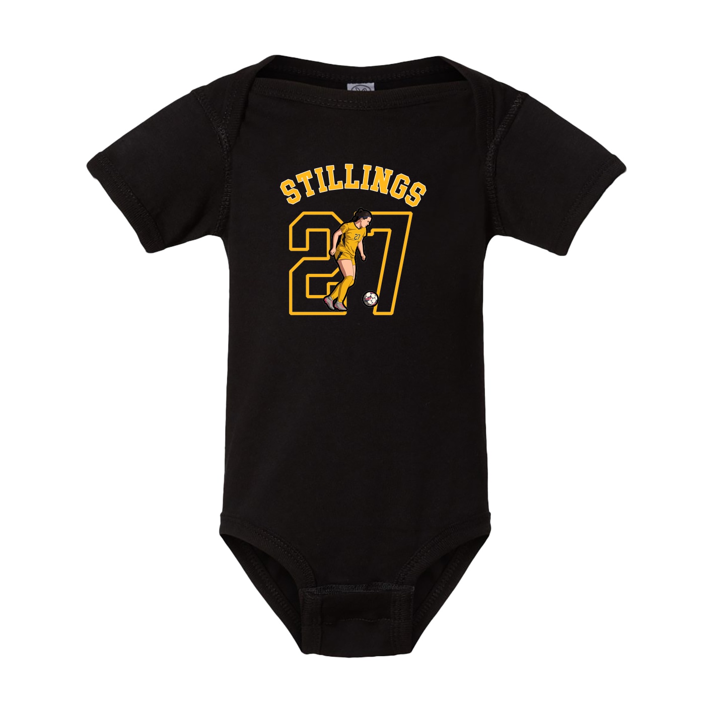 Baby Onesie — Shirsey Arch in Black