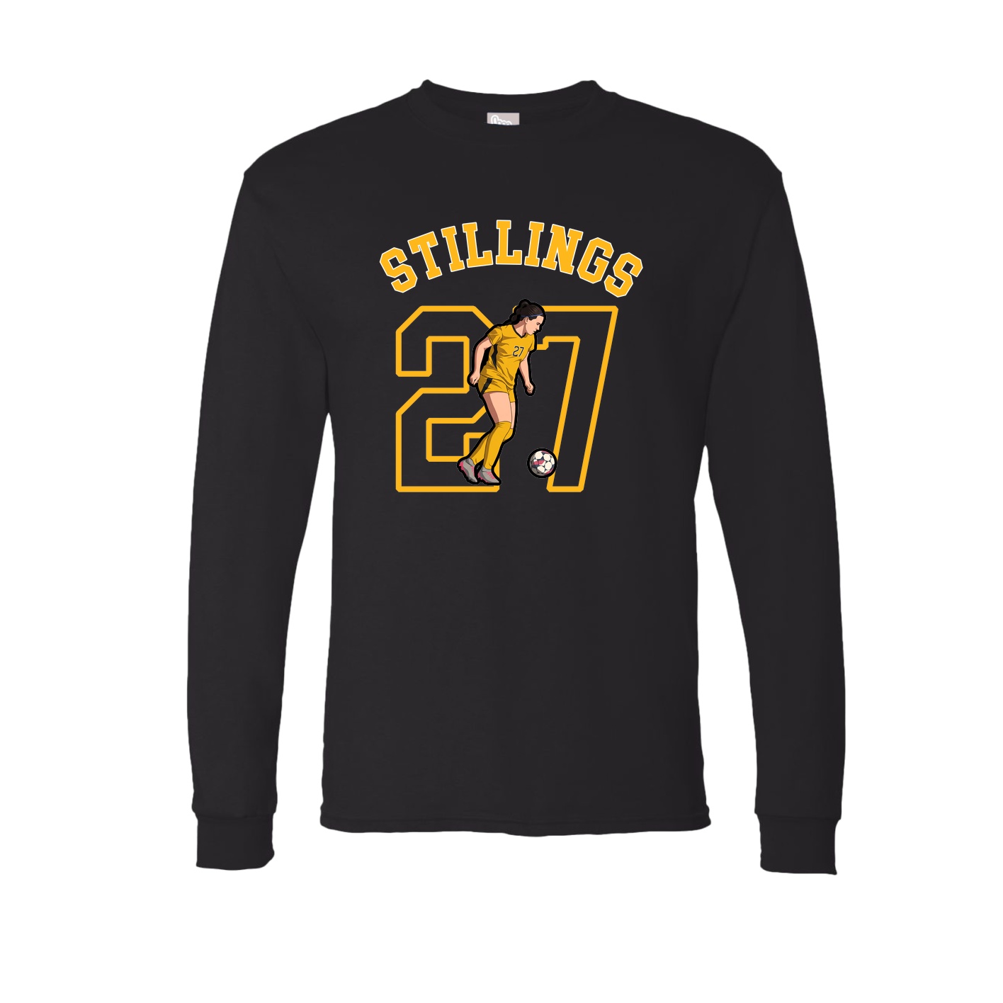Long Sleeve Tee — Shirsey Arch in Black