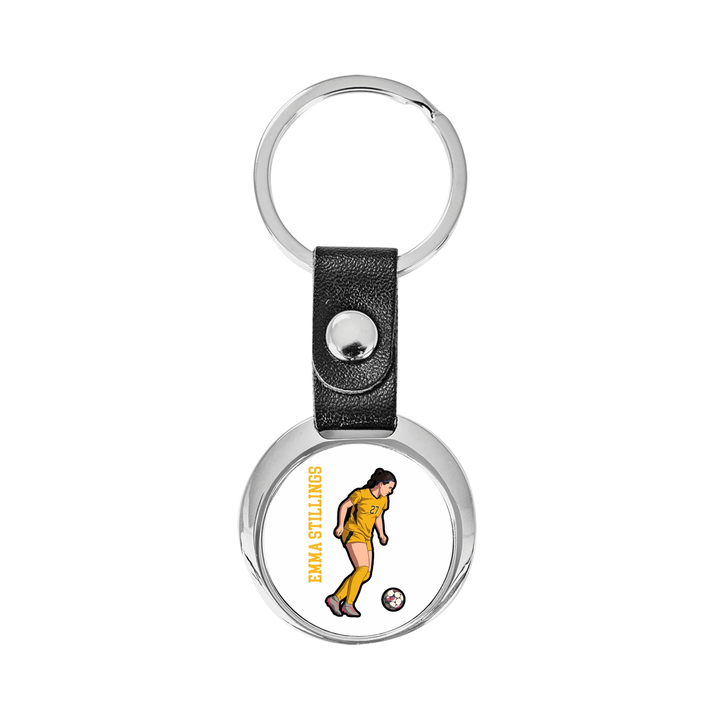Key Chain — Name Vertical in Classic