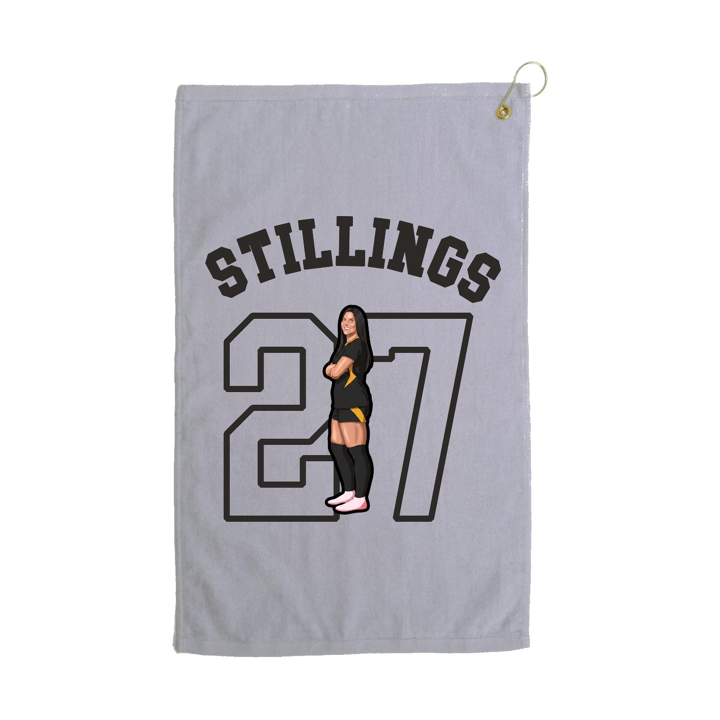 Golf Towel — Shirsey Arch in Grey