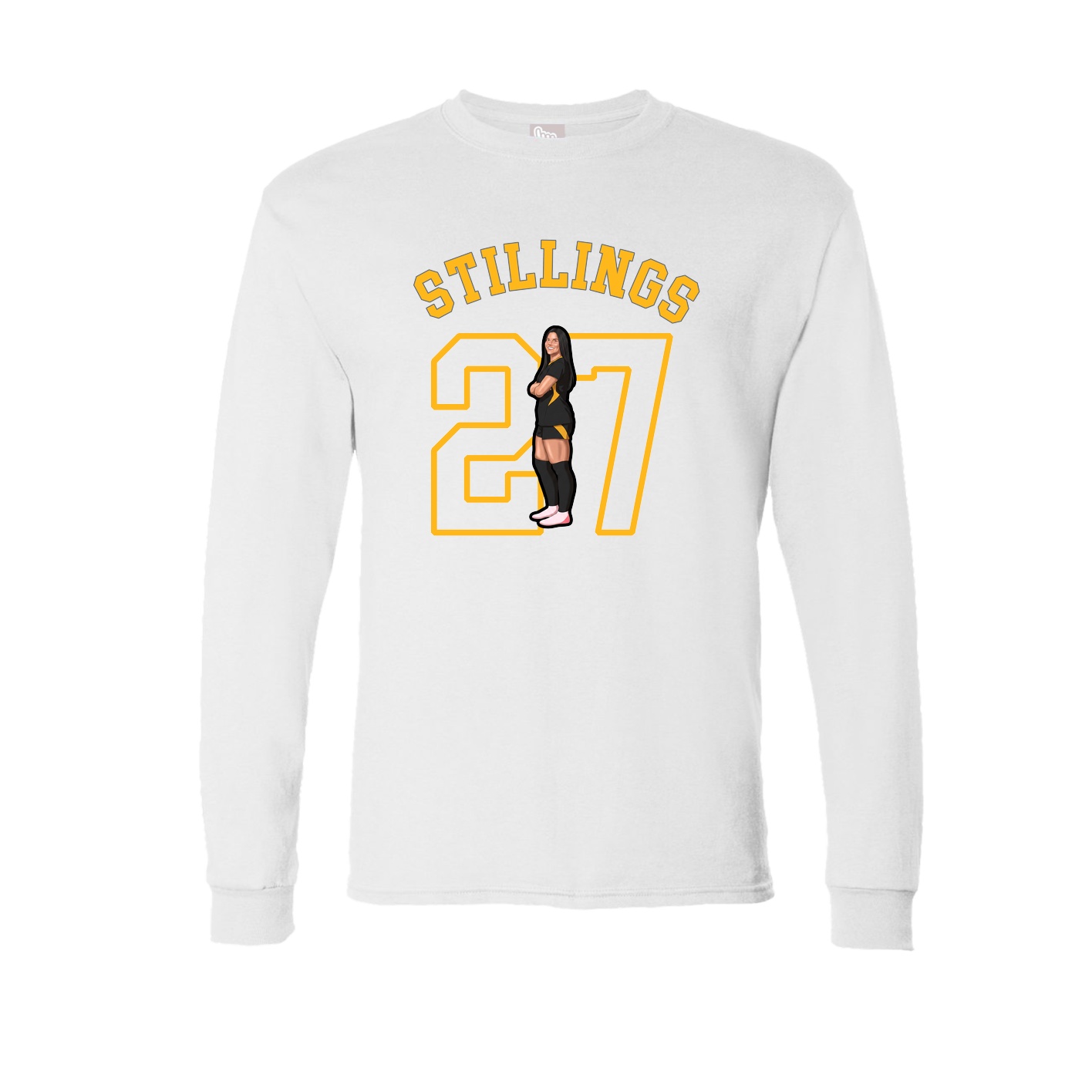 Long Sleeve Tee — Shirsey Arch in White