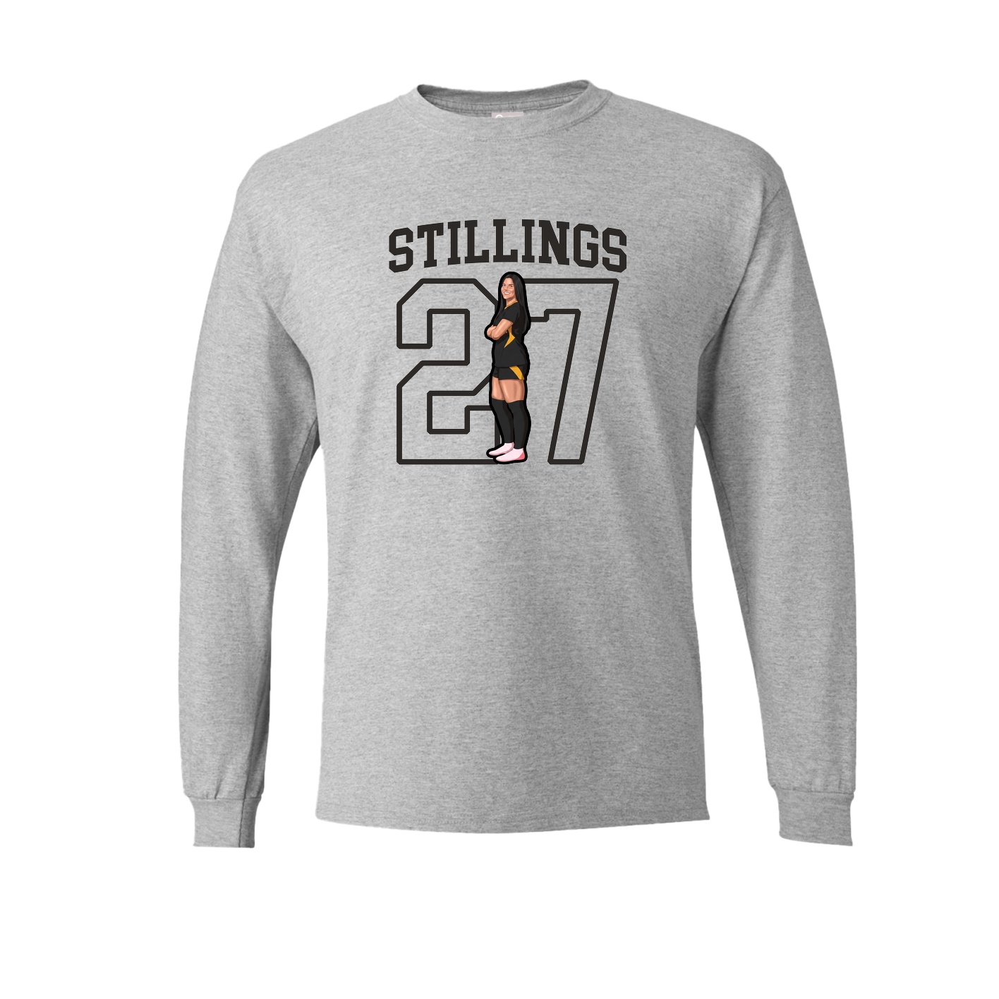 Long Sleeve Tee — Shirsey in Grey