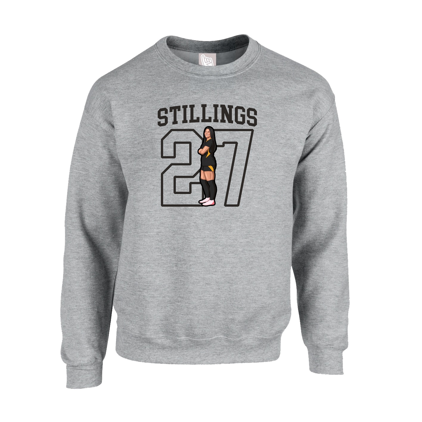 Fleece Crew — Shirsey in Grey