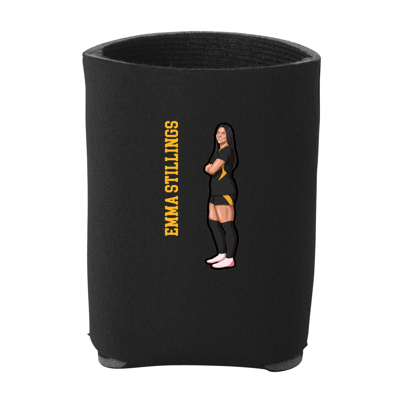 Can Holder — Name Vertical in Black