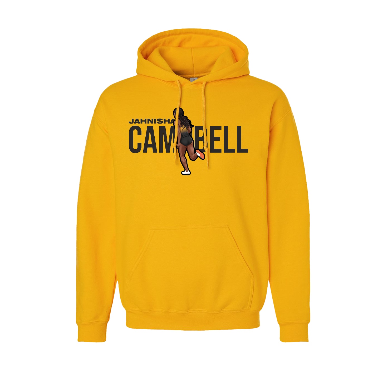 Hoodie — Player Name in Gold