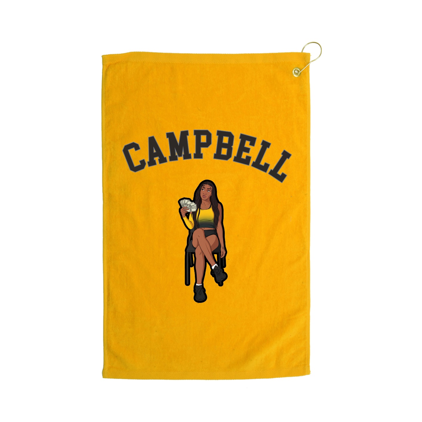 Golf Towel — Shirsey Arch in Gold