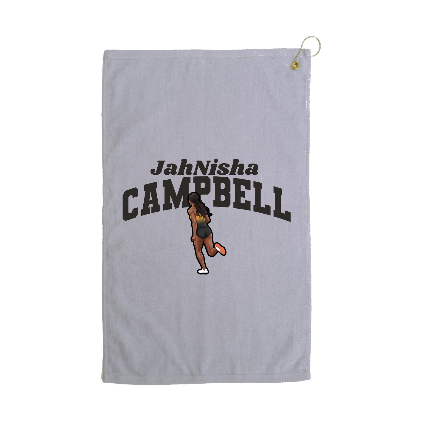 Golf Towel — Signature Arch in Grey