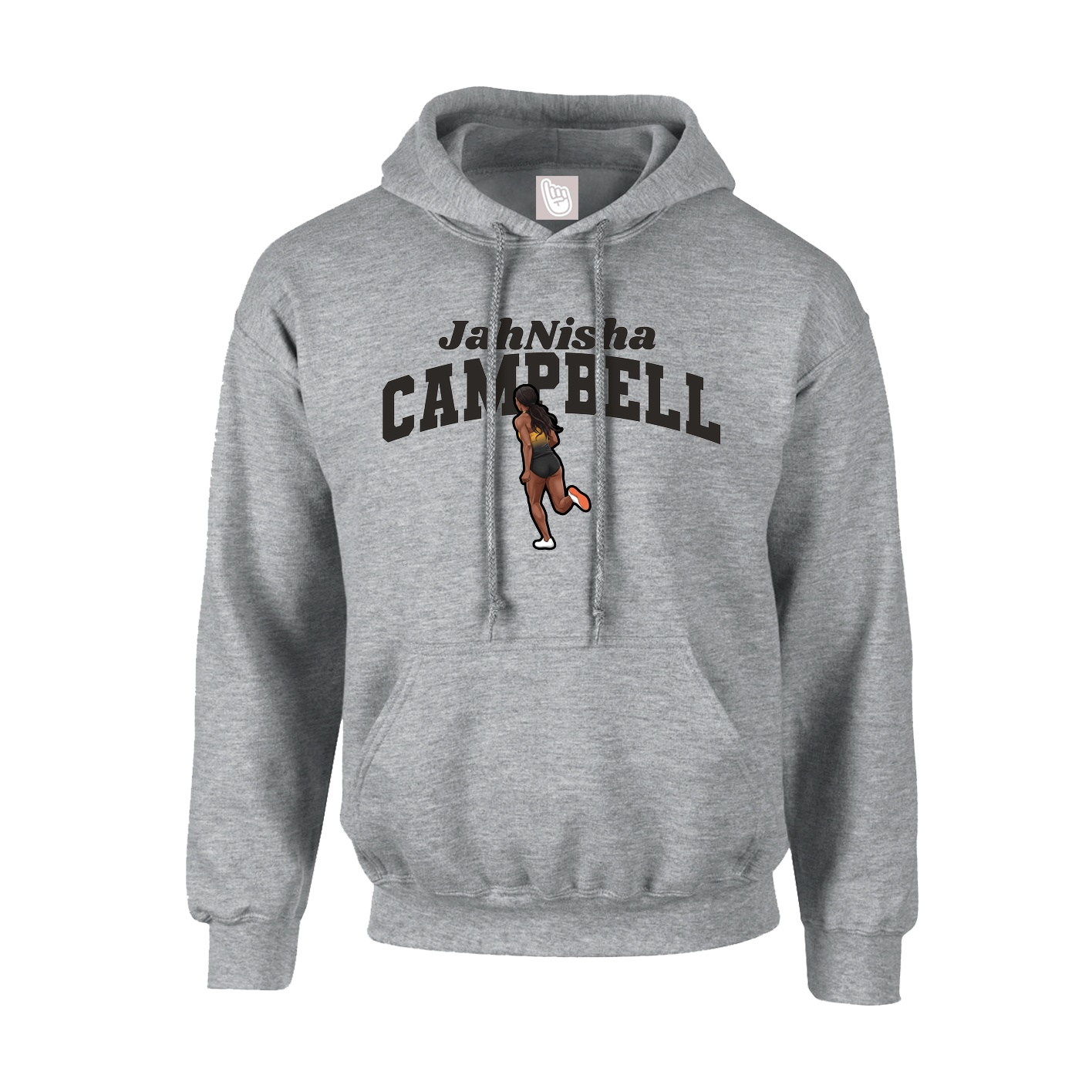 Hoodie — Signature Arch in Grey