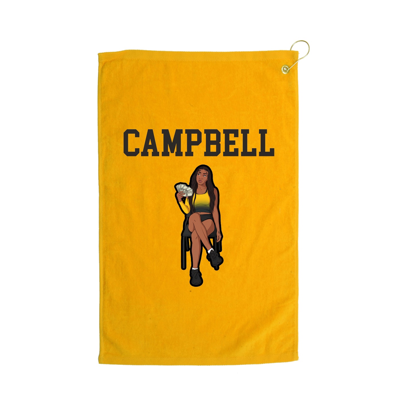 Golf Towel — Shirsey in Gold