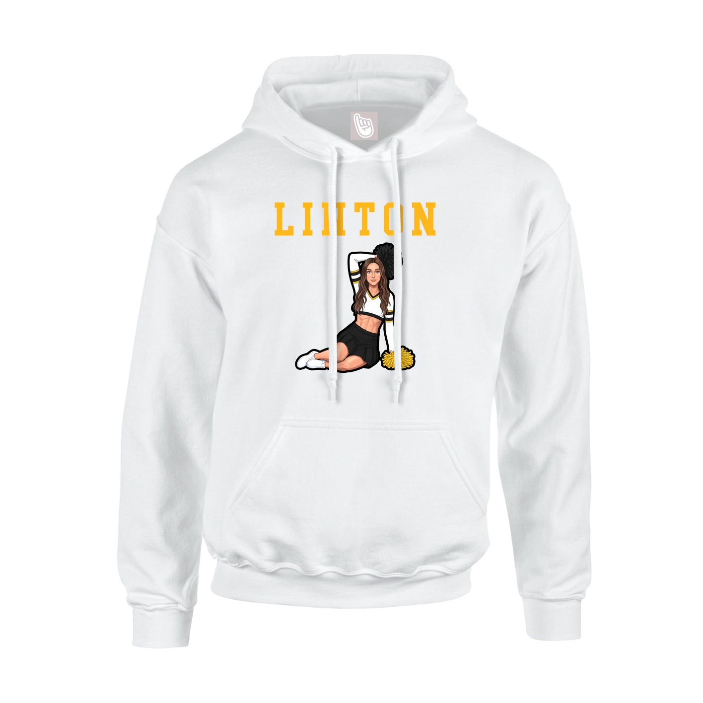 Hoodie — Shirsey in White