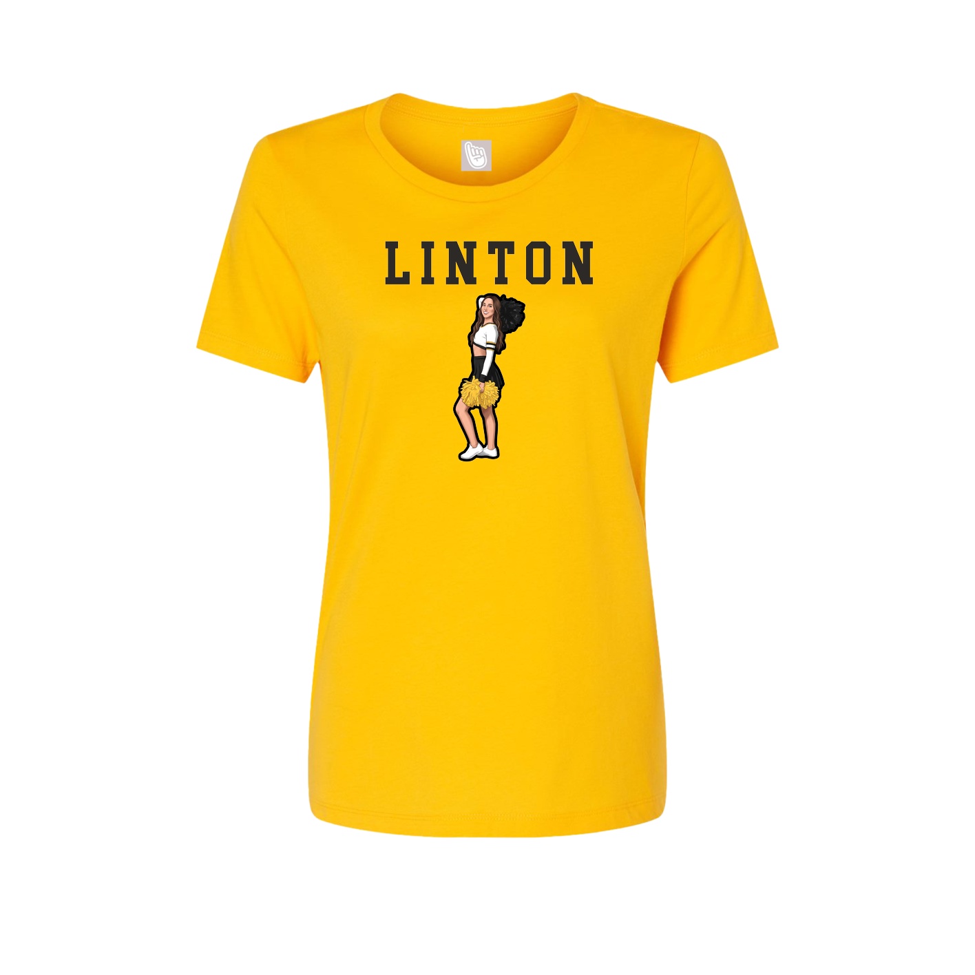 Fitted Women's Tee — Shirsey in Gold