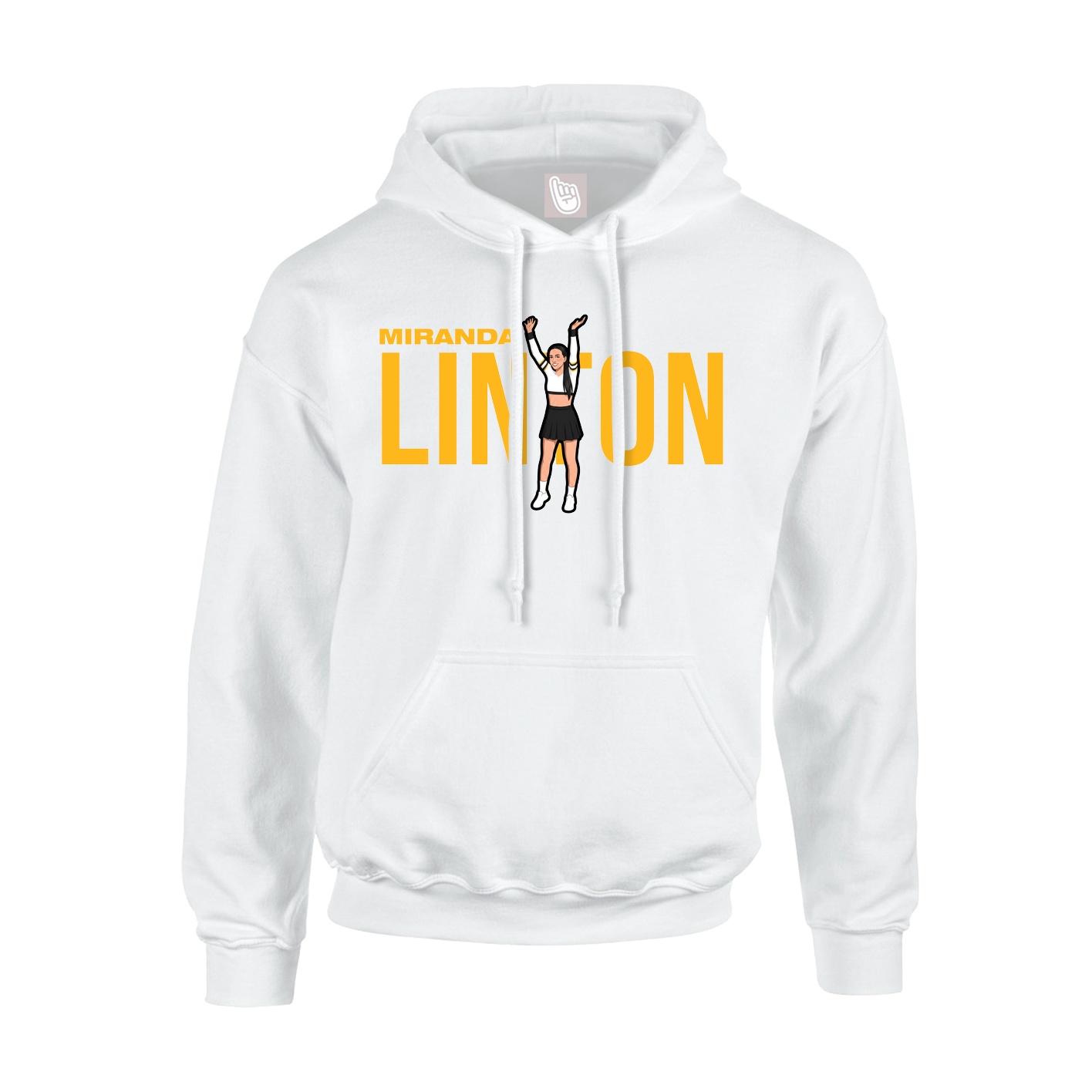 Hoodie — Player Name in White