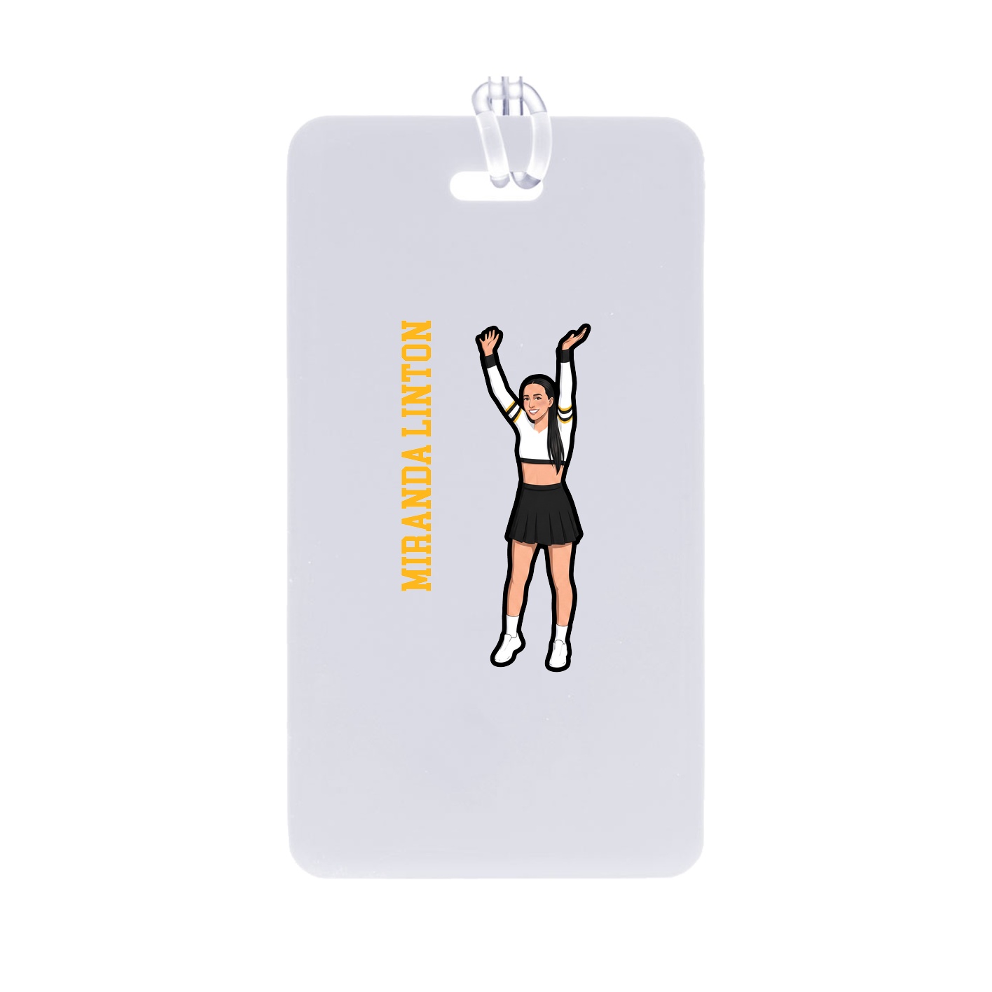 Bag Tag — Name Vertical in Classic