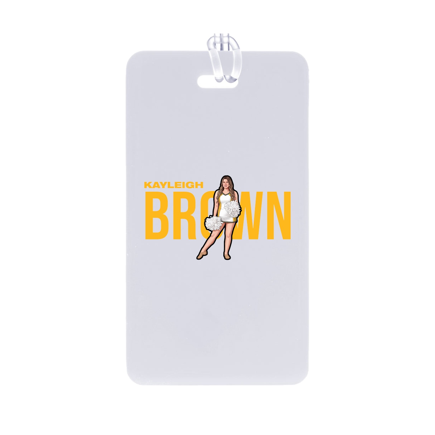 Bag Tag — Player Name in Classic