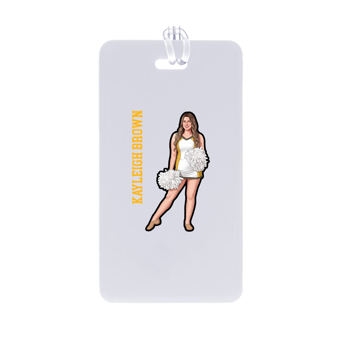 Bag Tag — Name Vertical in Classic