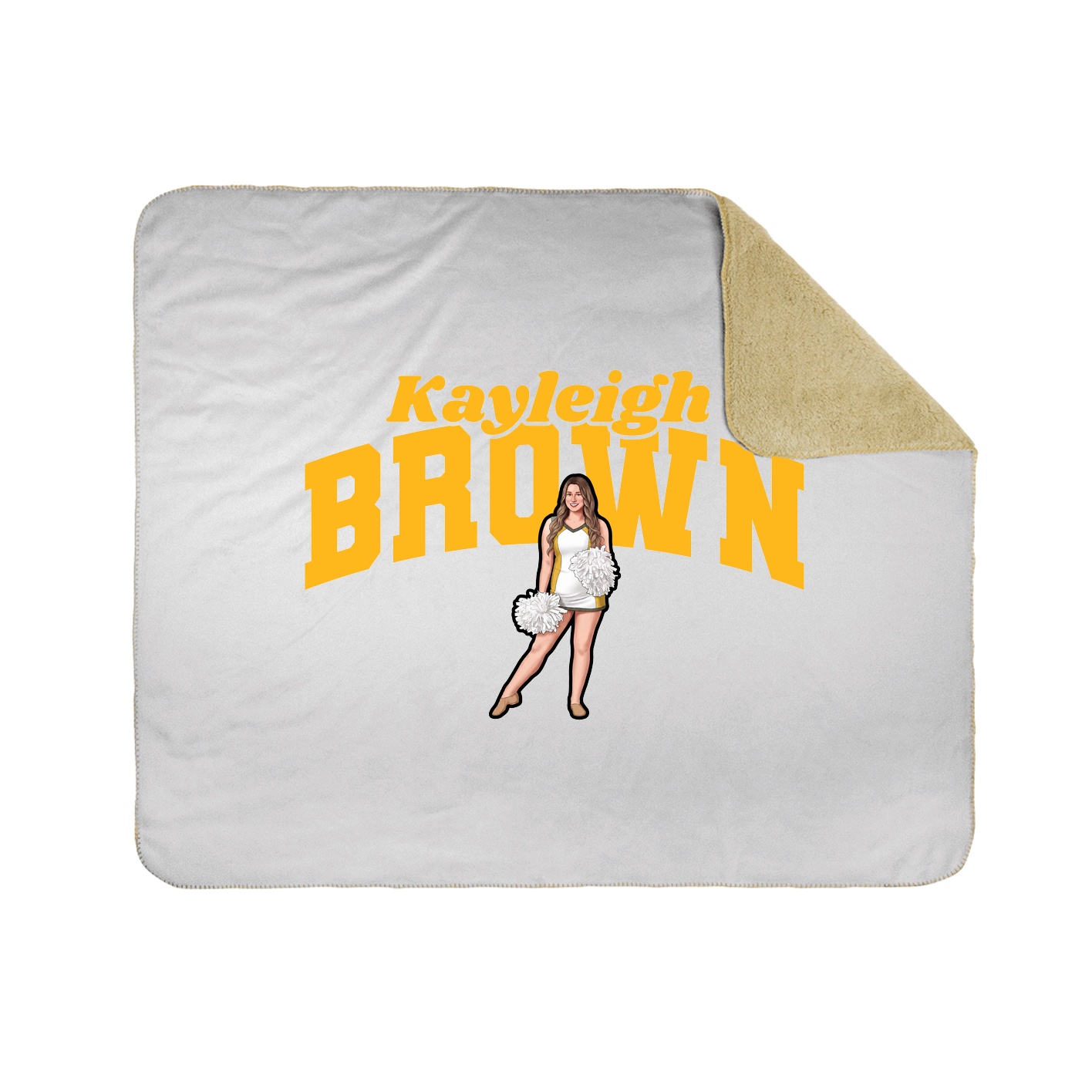 Throw Blanket — Signature Arch in White