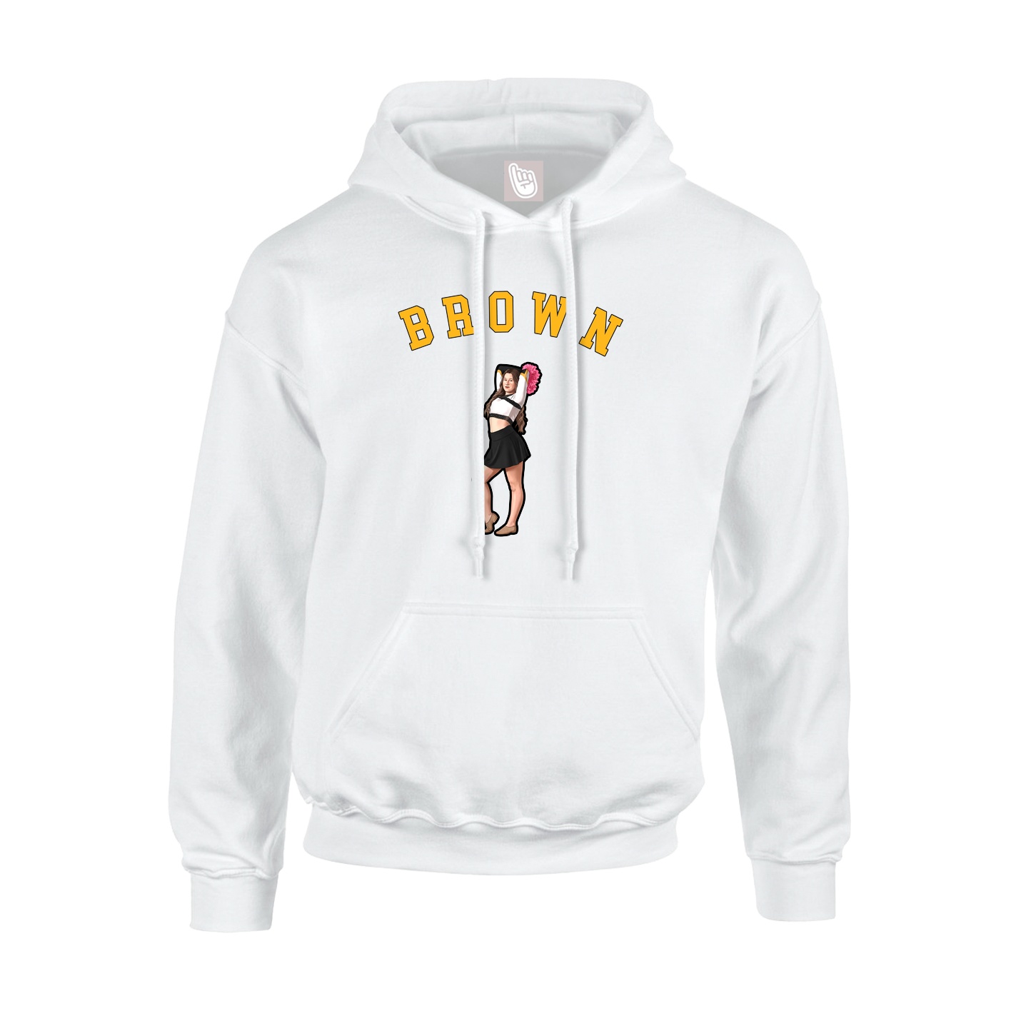Hoodie — Shirsey Arch in White