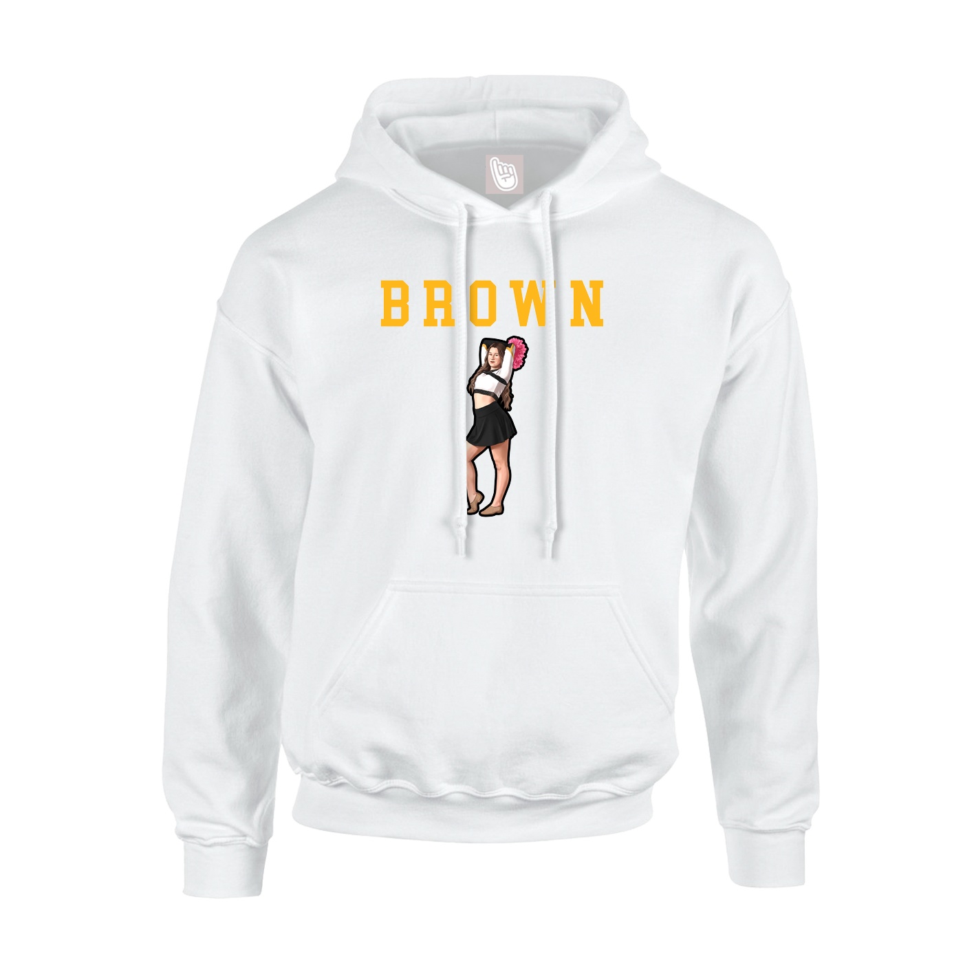 Youth Hoodie — Shirsey in White