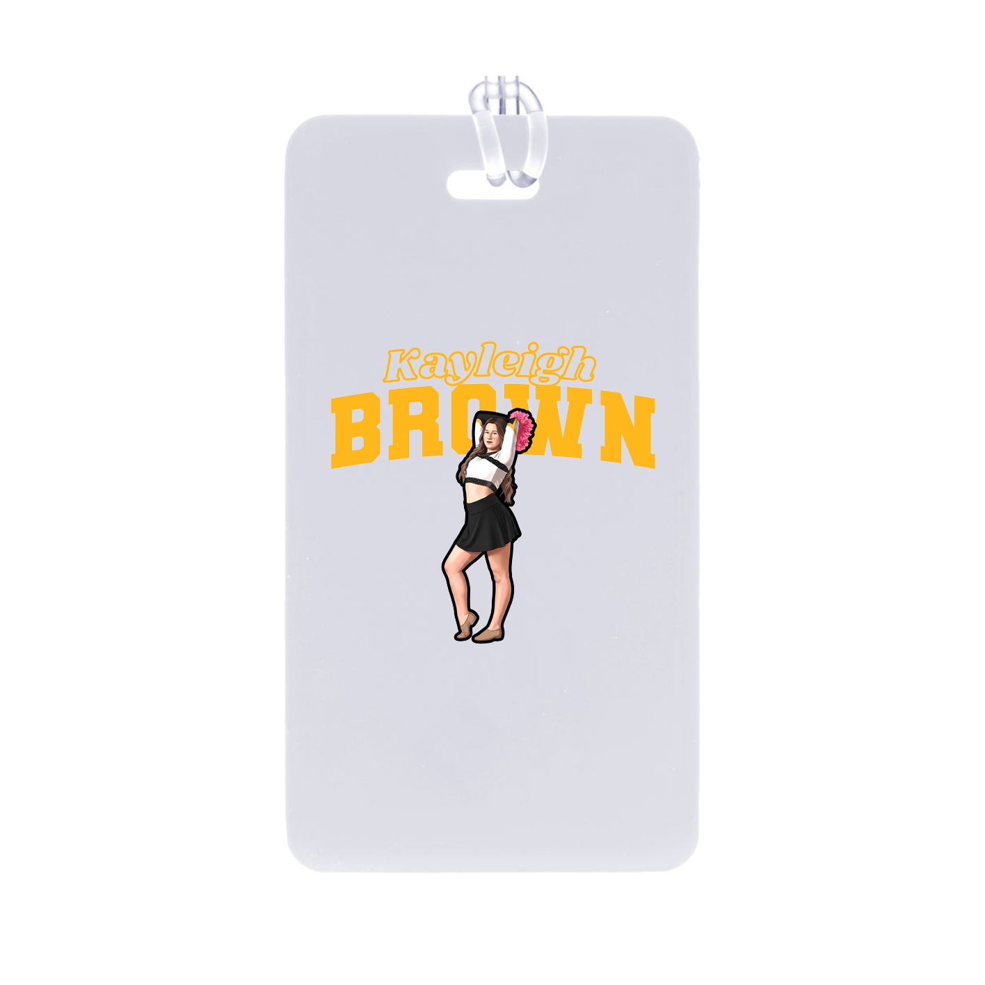 Bag Tag — Name Arch in Classic