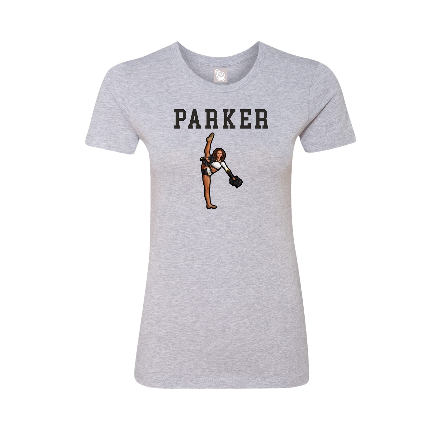 Fitted Women's Tee — Shirsey in Grey