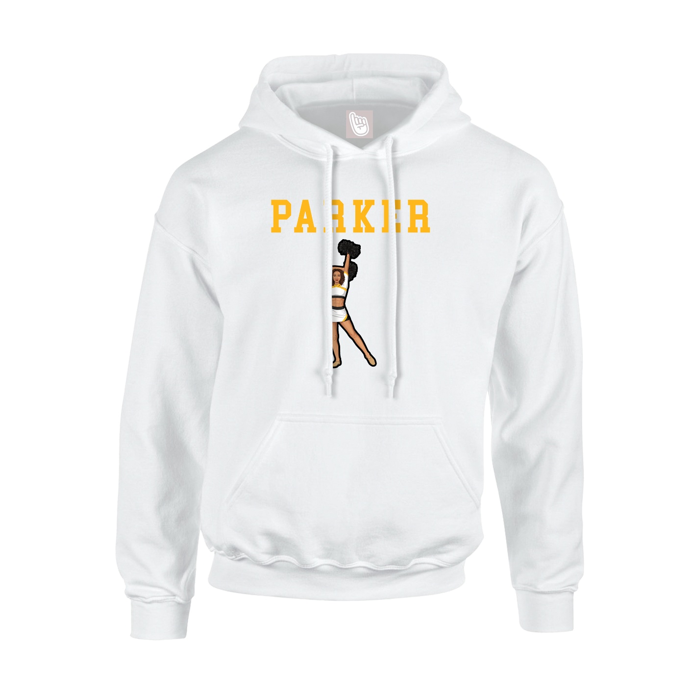 Hoodie — Shirsey in White