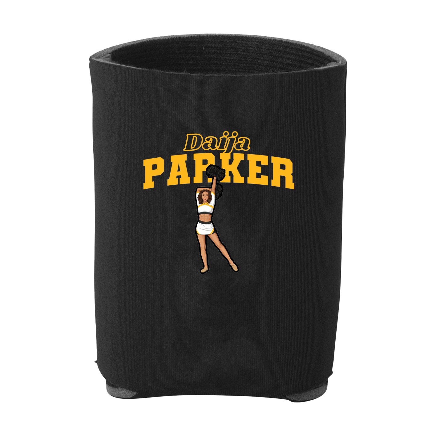 Can Holder — Name Arch in Black