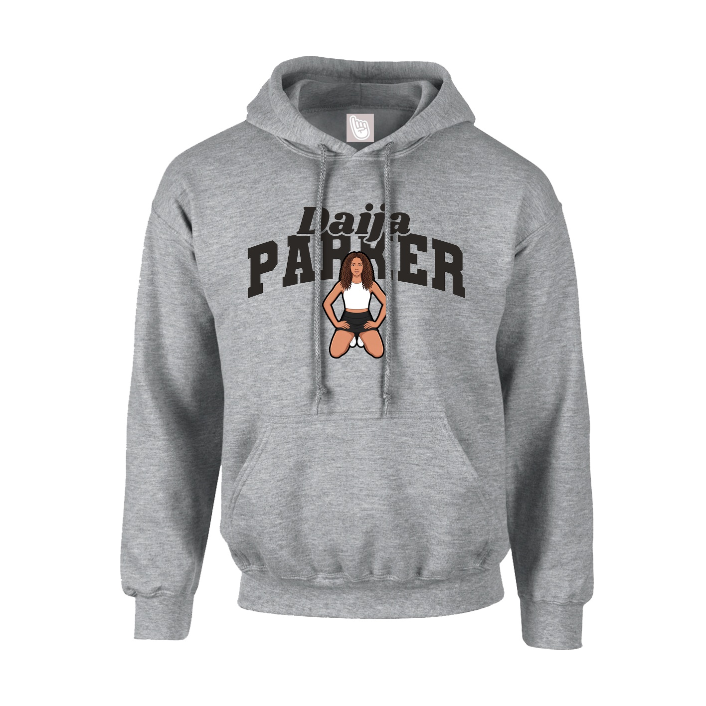 Hoodie — Signature Arch in Grey