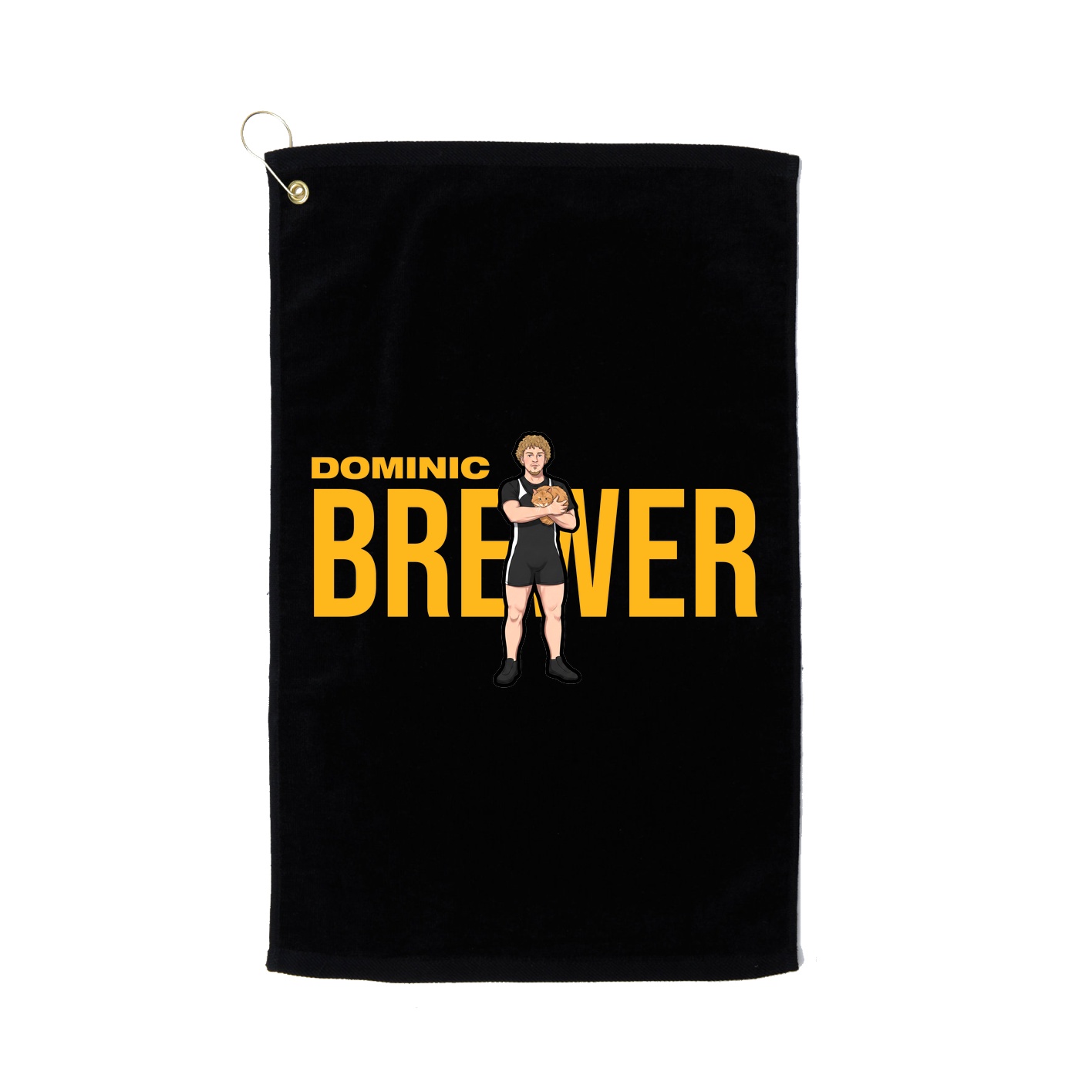Golf Towel — Player Name in Black