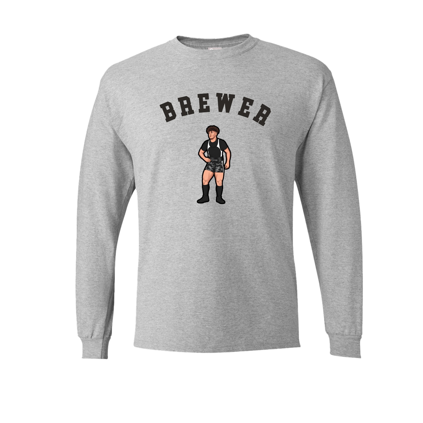 Long Sleeve Tee — Shirsey Arch in Grey