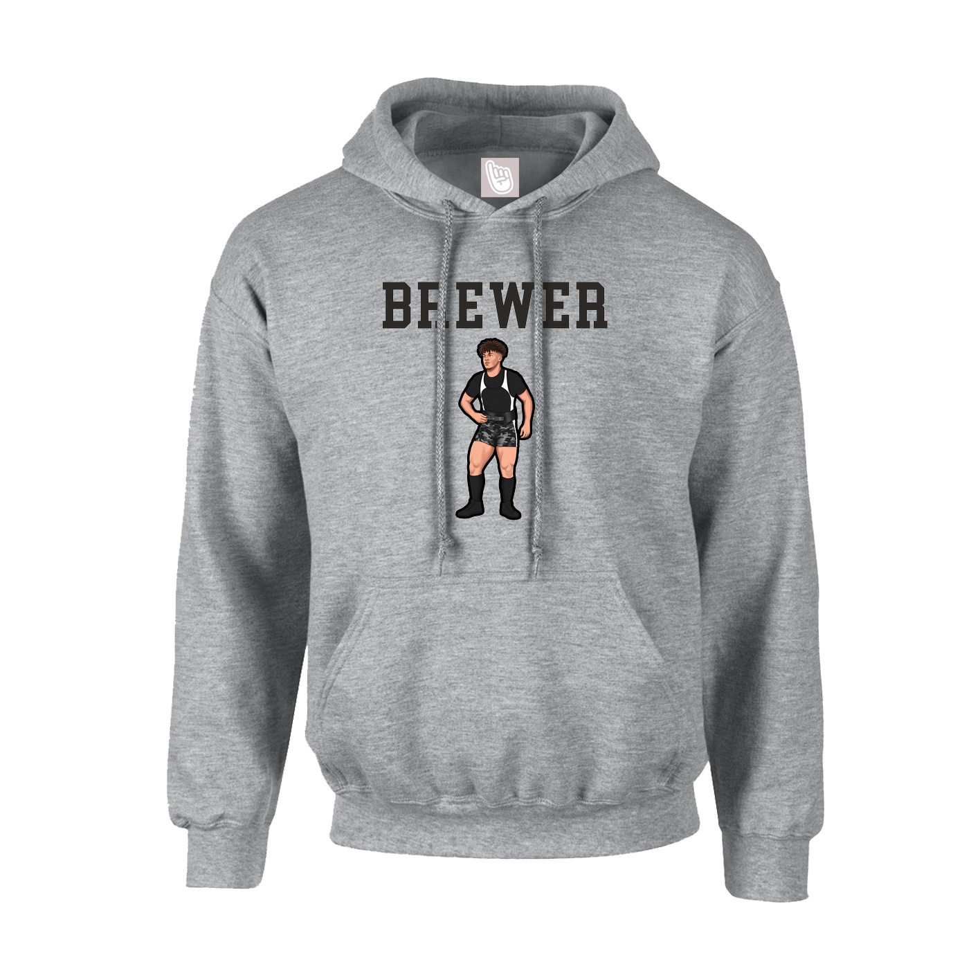 Hoodie — Shirsey in Grey