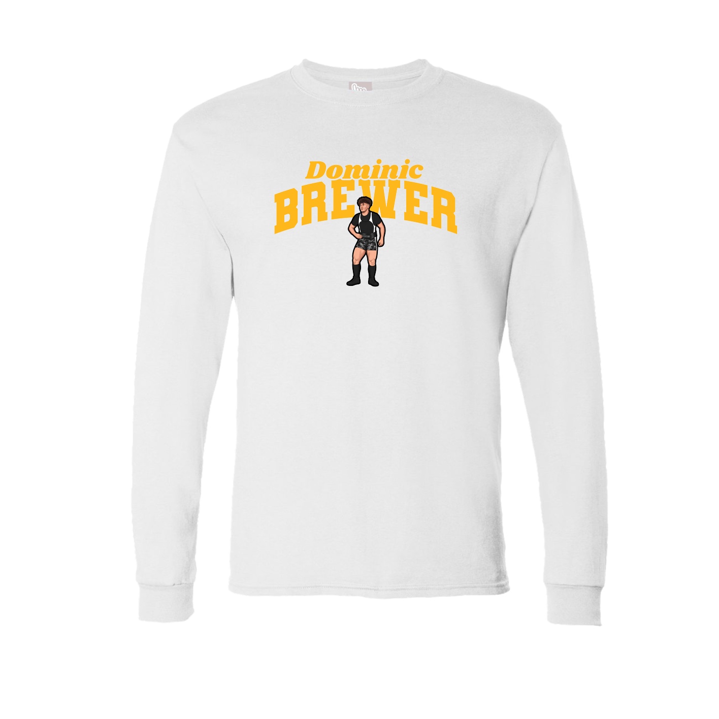 Long Sleeve Tee — Signature Arch in White