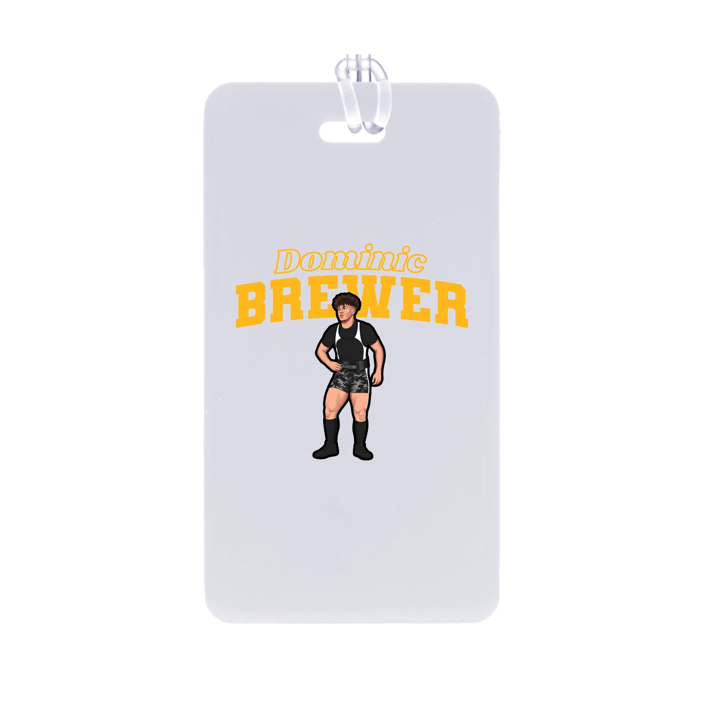 Bag Tag — Name Arch in Classic