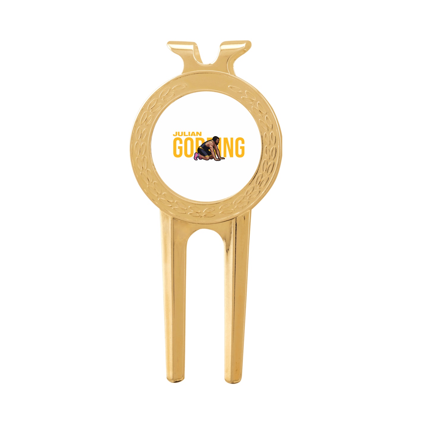 Divot Tool with Ball Marker — Player Name in Classic