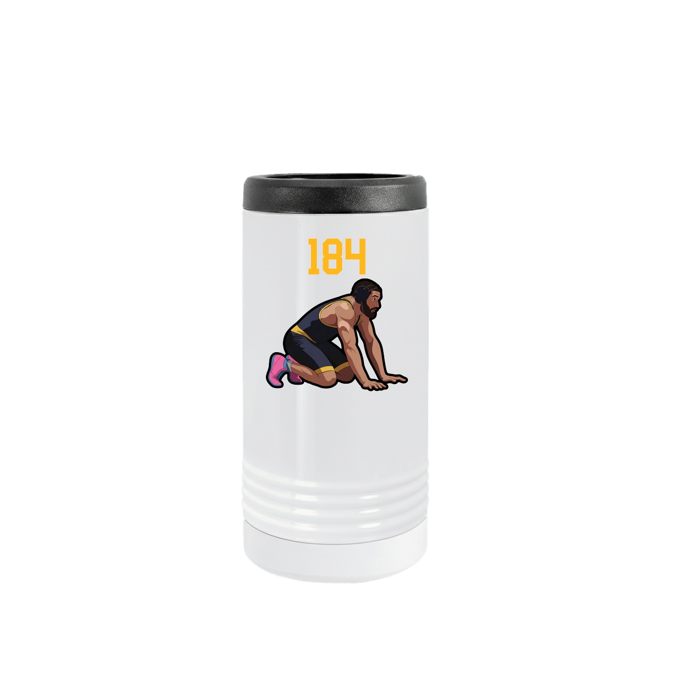 Slim Beverage Holder — Number Top in White