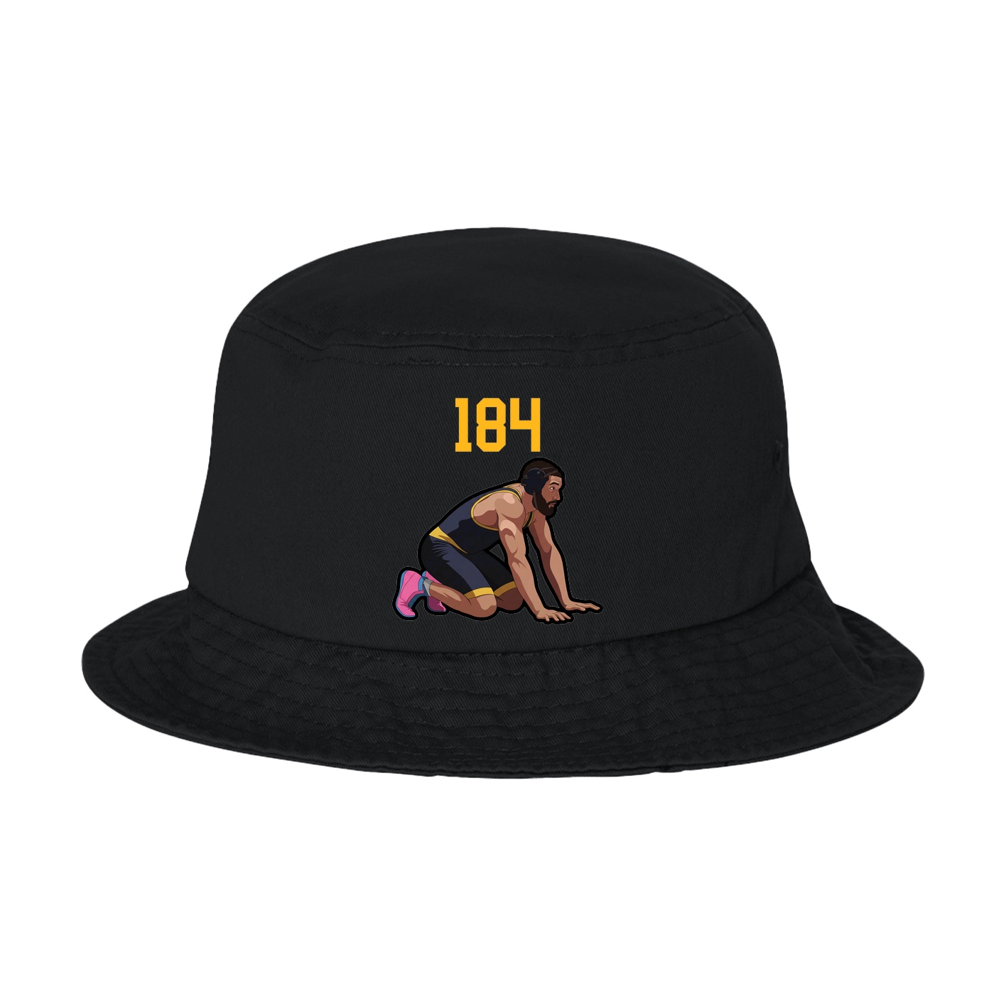 Bucket Cap — Number Top in Black