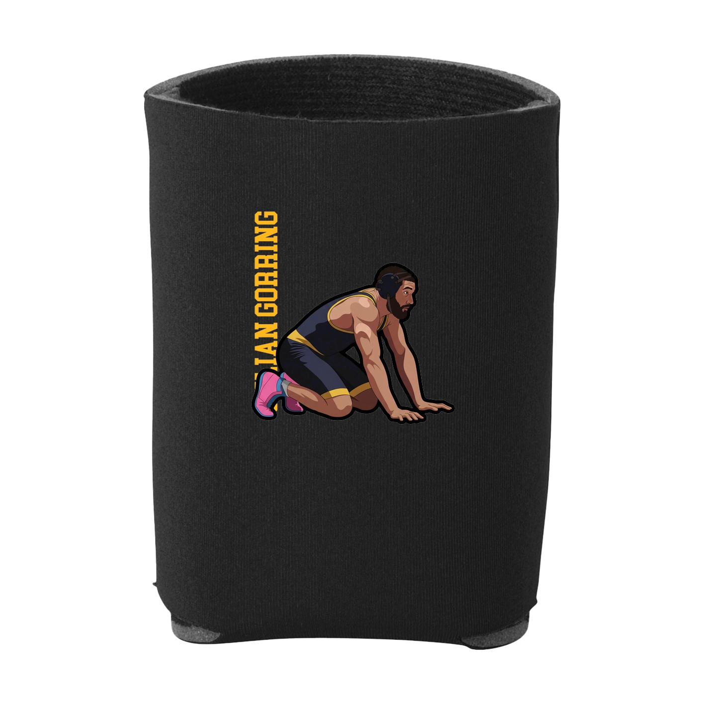 Can Holder — Name Vertical in Black