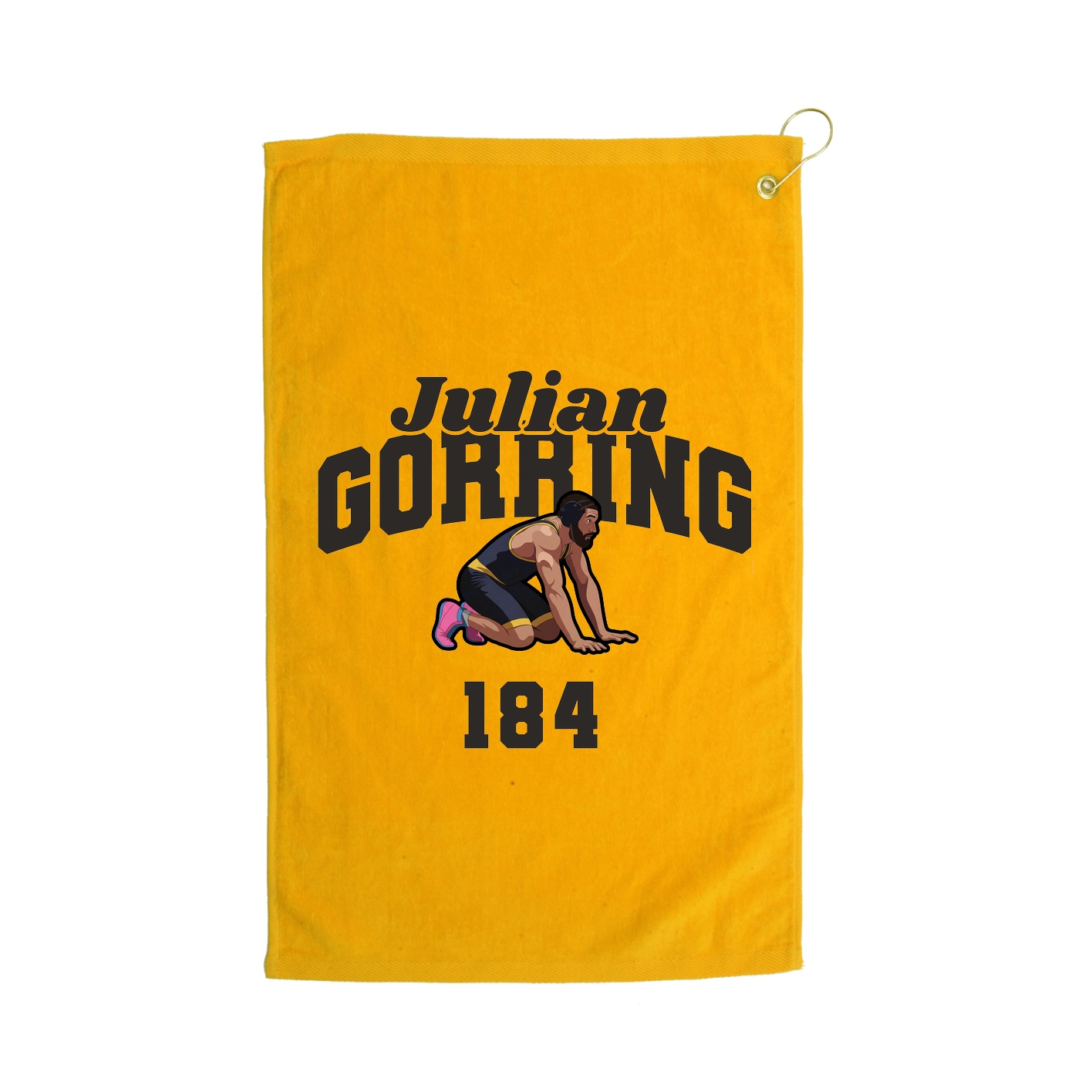 Golf Towel — Signature Arch in Gold