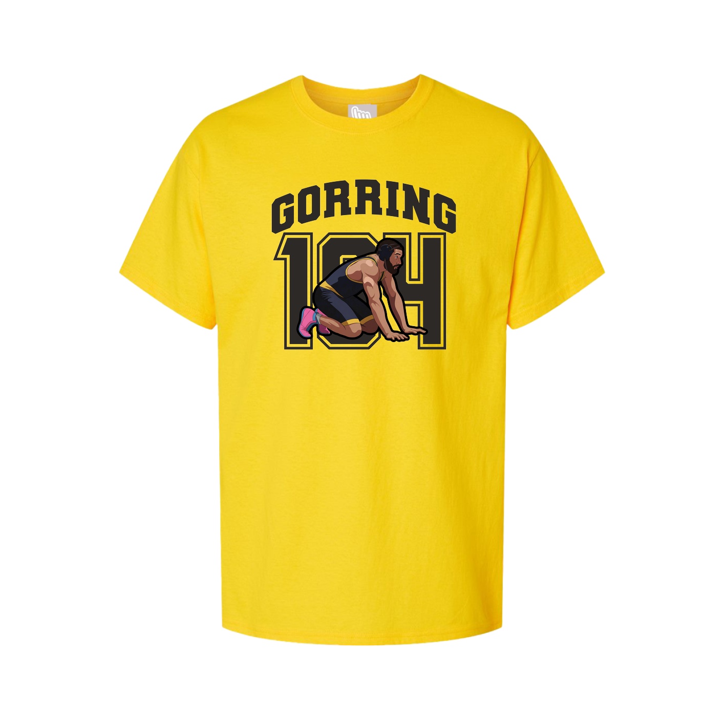 Youth Tee — Number in Gold