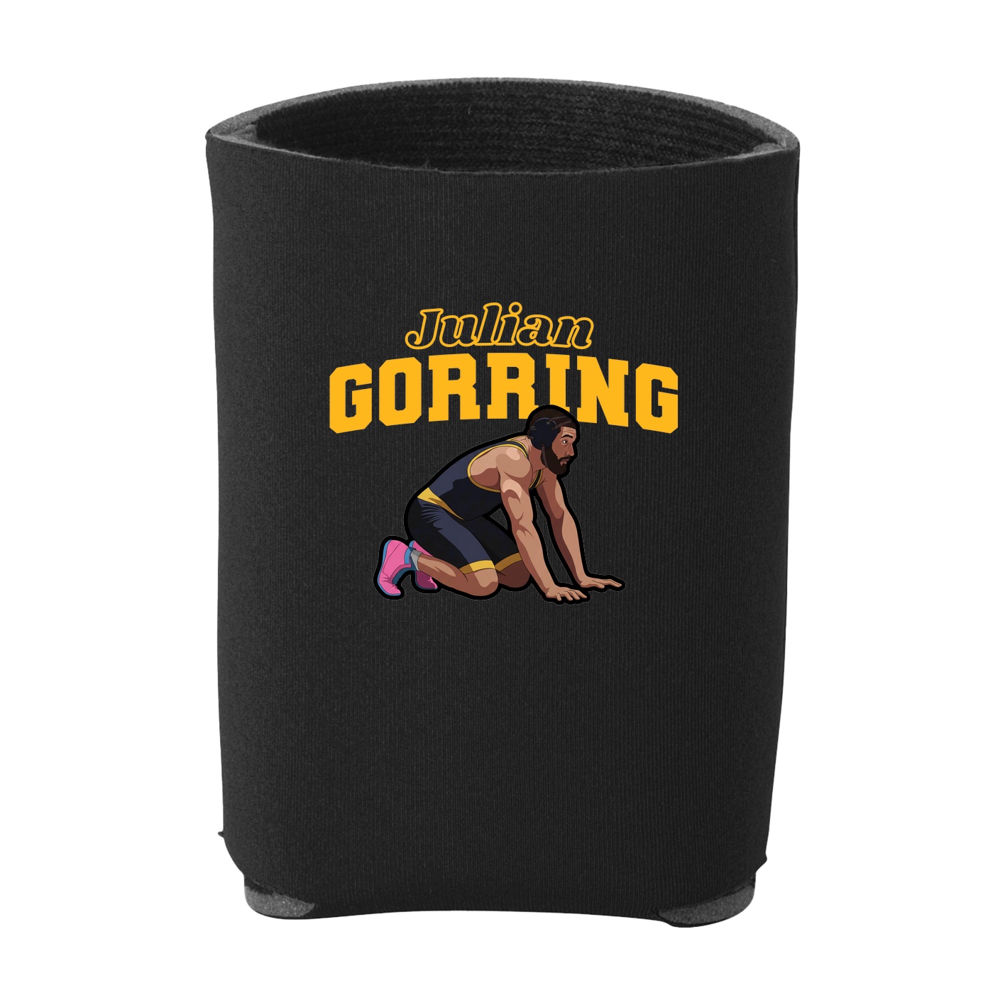 Can Holder — Name Arch in Black
