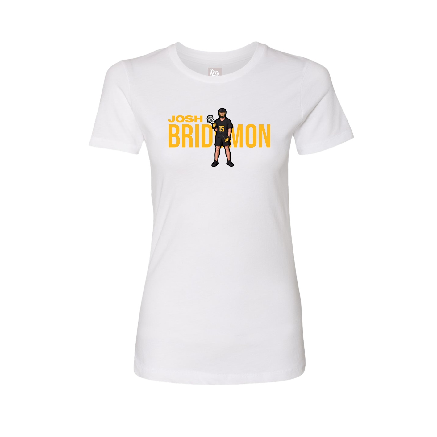 Womens Tee — Player Name in White