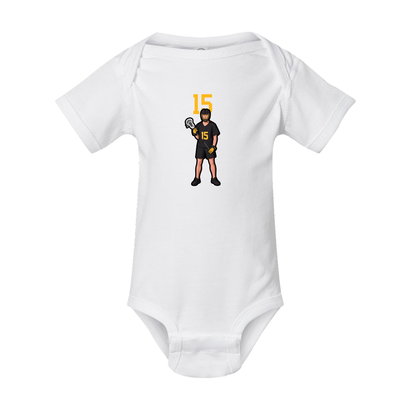 Baby Onesie — Number Top in White