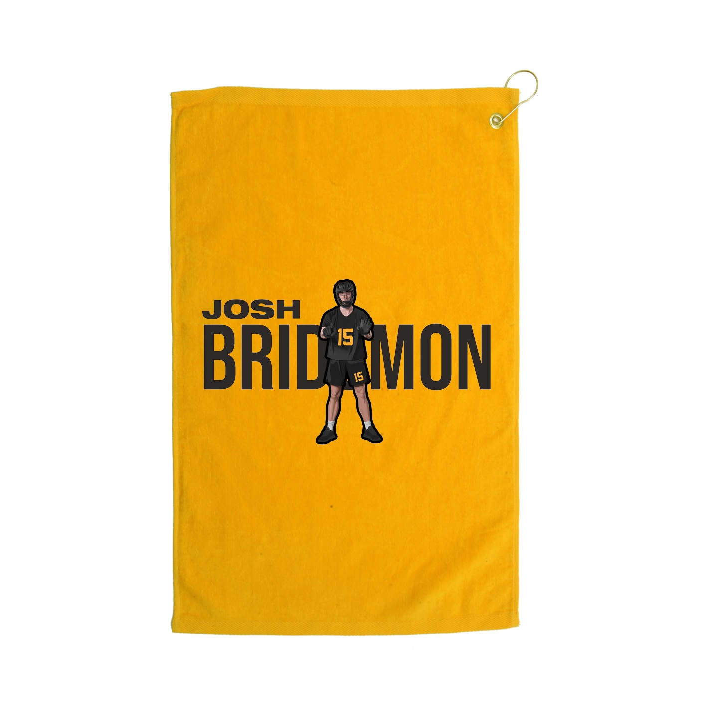 Golf Towel — Player Name in Gold