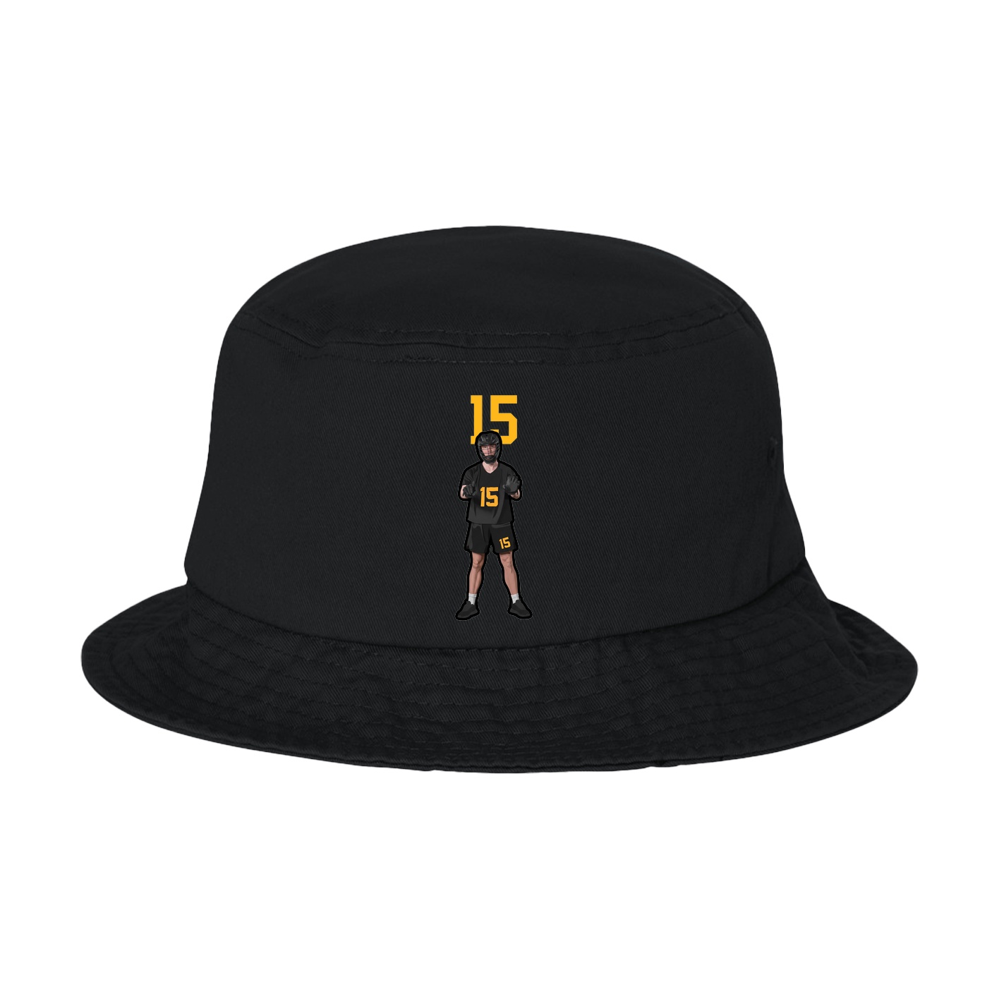 Bucket Cap — Number Top in Black