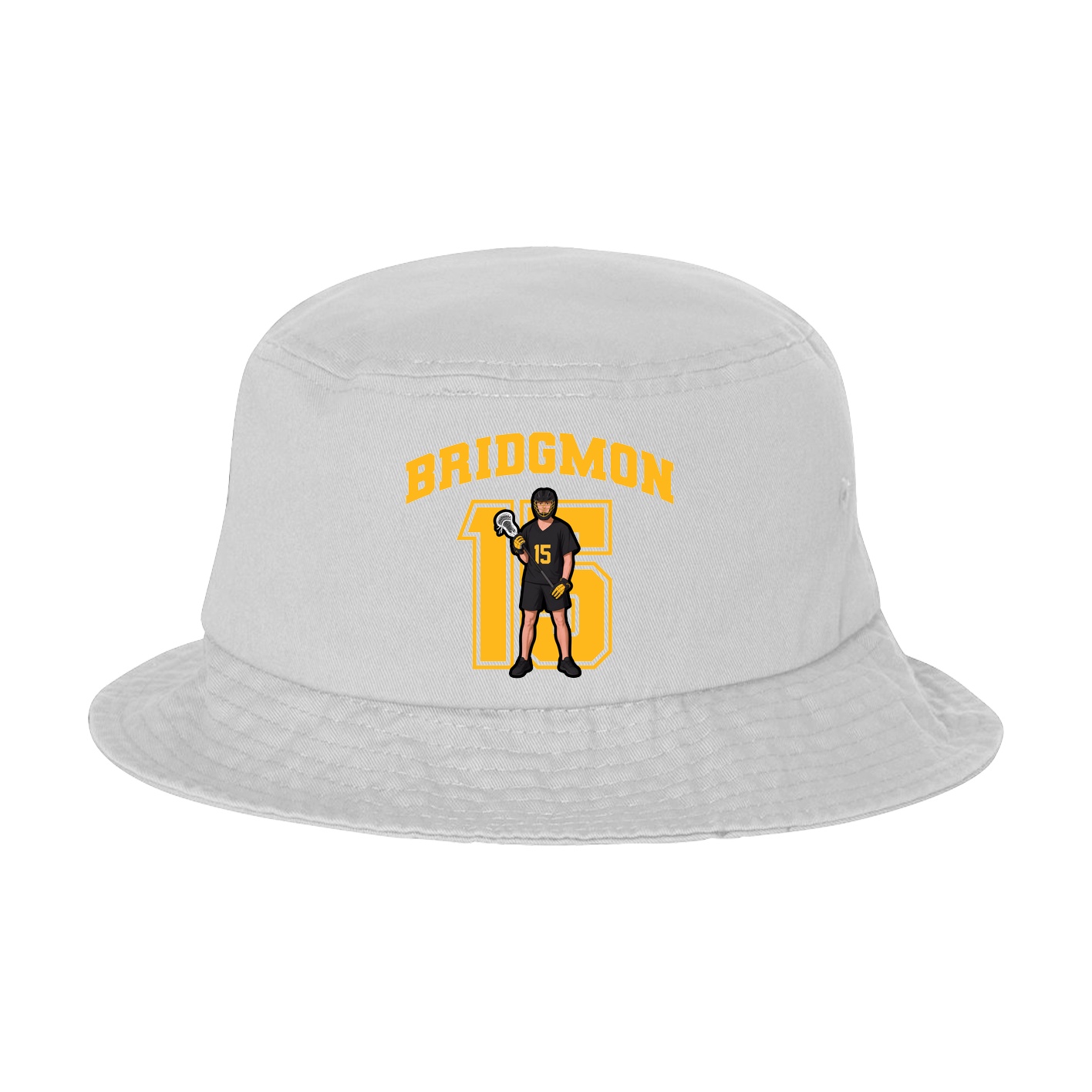 Bucket Cap — Number in White