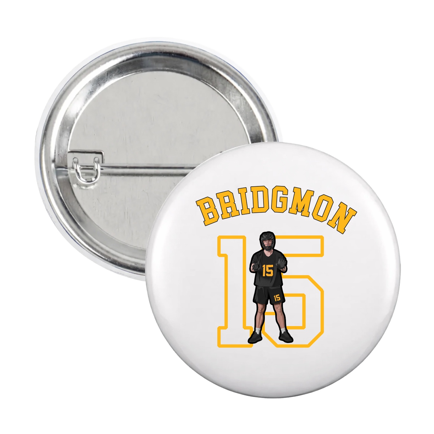 Game Day Button — Shirsey Arch in White