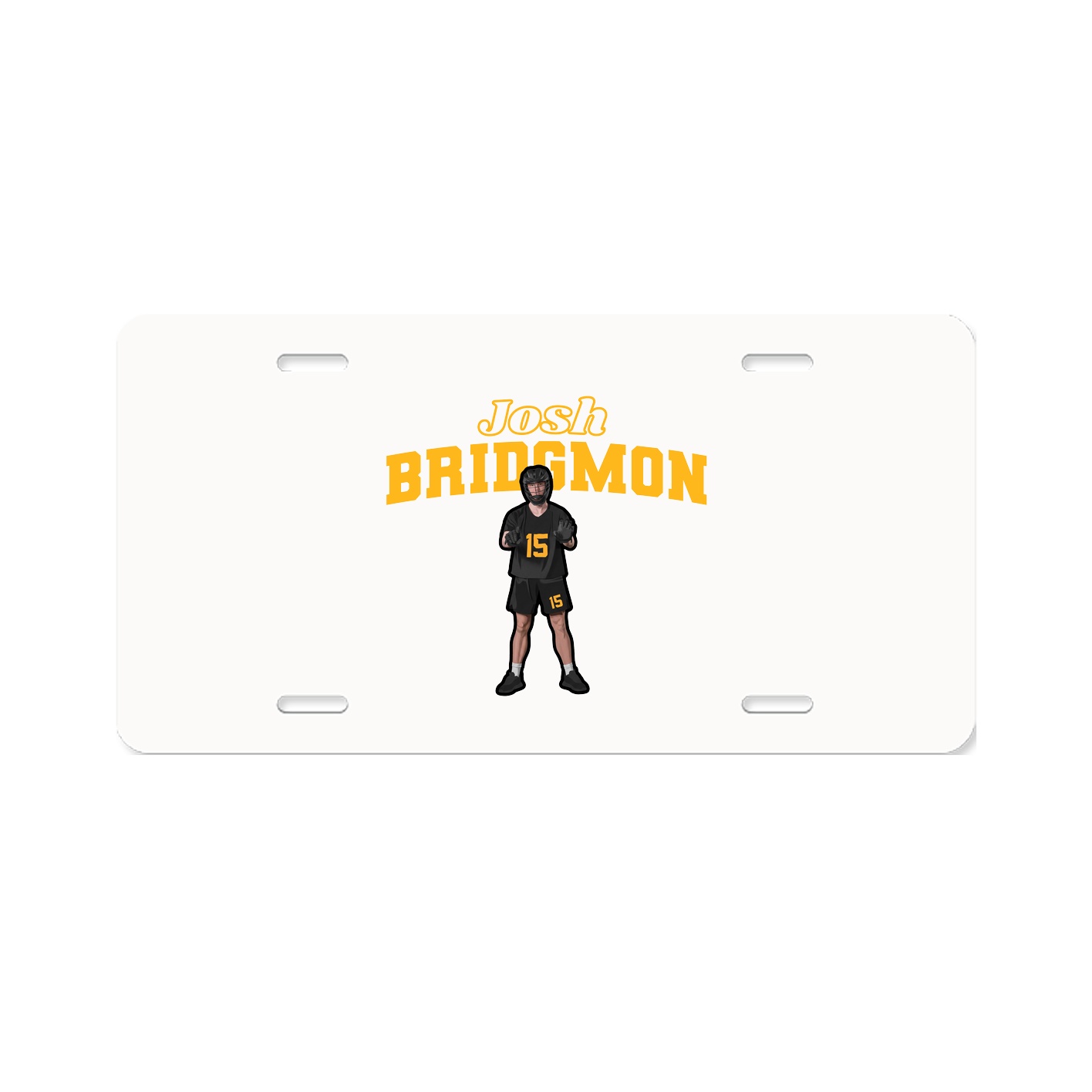 License Plate — Name Arch in Classic