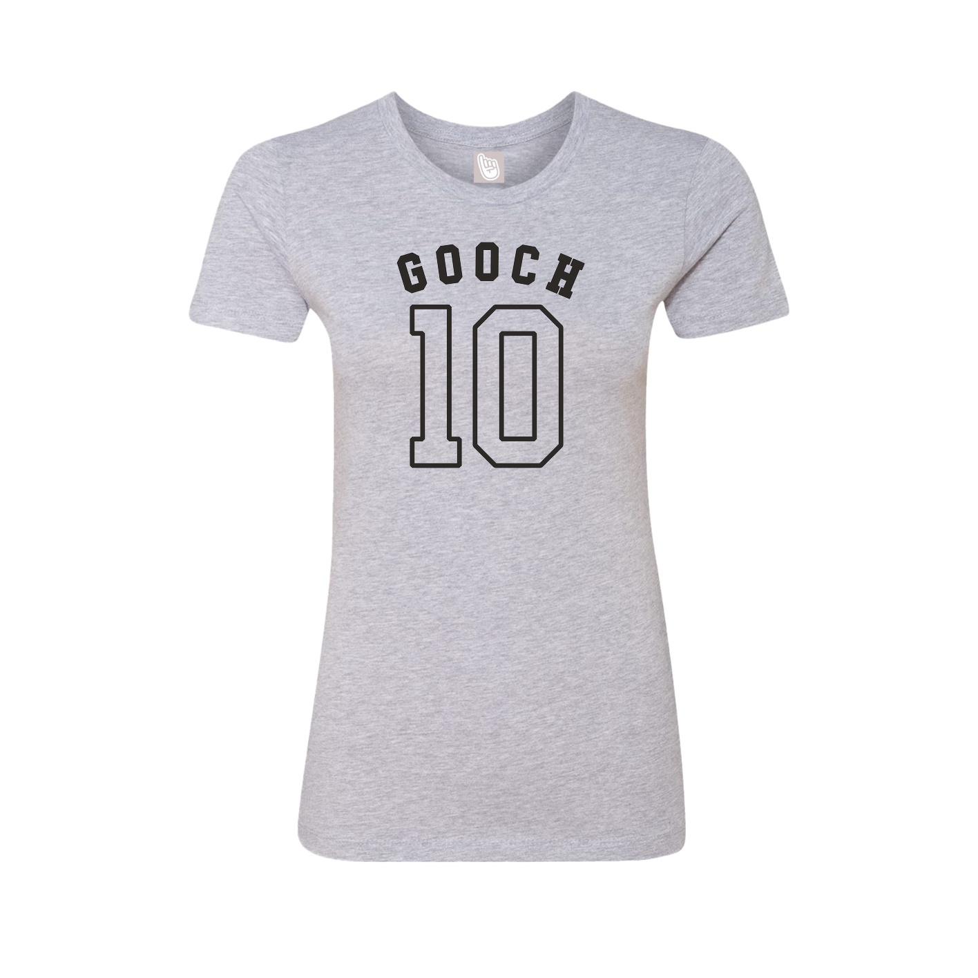 Fitted Women's Tee — Shirsey Arch in Grey