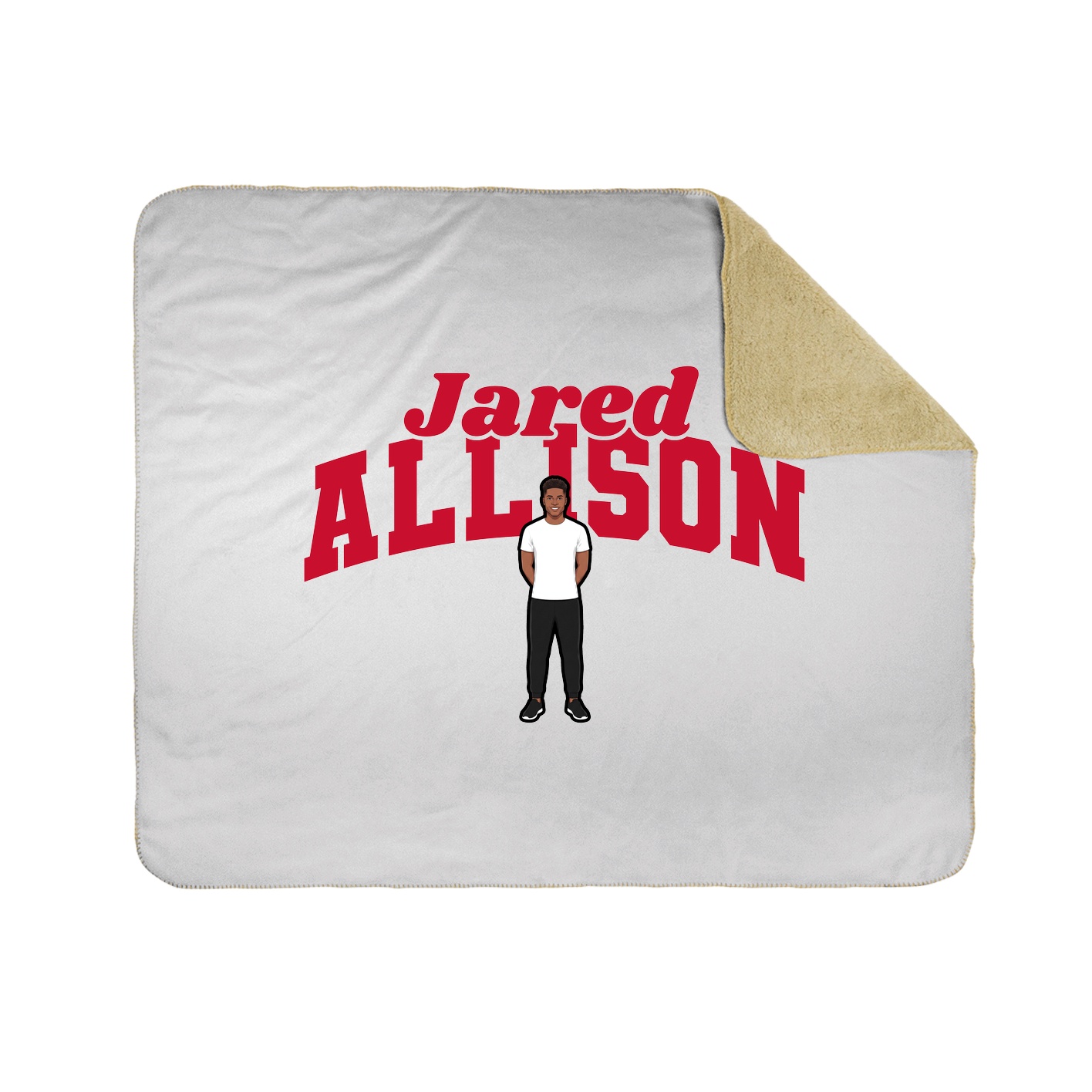 Throw Blanket — Signature Arch in White